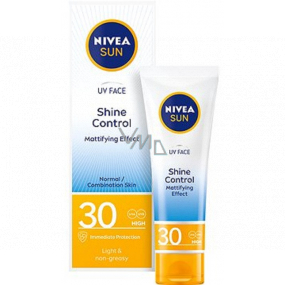 Nivea Sun Shine Control OF 30 zmatňující pleťový krém na opalování 50 ml