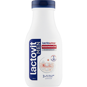 Lactovit Men Lactourea Regenerační 3 v 1 sprchový gel, 300 ml