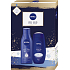 Nivea Feel Good výživné tělové mléko 250 ml + sprchový gel 250 ml, kosmetická sada pro ženy