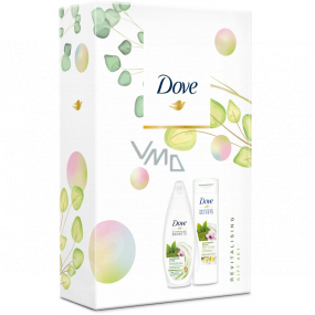 Dove Nourishing Secrets Awakening Ritual Matcha Tea & Sakura - Zelený čaj a třešňový květ osvěžující sprchový gel 250 ml + tělové mléko 250 ml, kosmetická sada