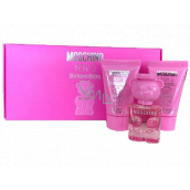 Moschino Toy 2 Bubble Gum toaletní voda pro ženy 5 ml + sprchový gel 25 ml + tělové mléko 25 ml, dárková sada pro ženy