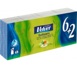 Velvet Balsam hygienické kapesníky 4 vrstvé 8 x 10 kusů