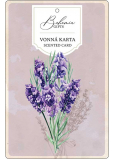 Bohemia Gifts Aromatická vonná karta Levandule jemná a čistá vůně 10,5 x 16 cm