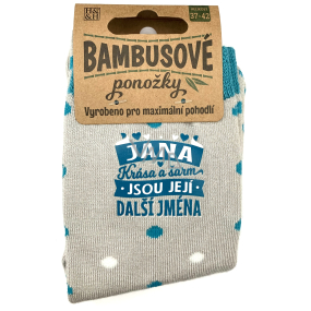 Albi Bambusové ponožky Jana, velikost 37 - 42