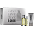 Hugo Boss No.6 Bottled toaletní voda 100 ml + sprchový gel 100 ml + toaletní voda 10 ml miniatura, dárková sada pro muže