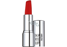 Makeup Factory Lip Color rtěnka s hedvábným leskem 158 Red Flirt 4 g