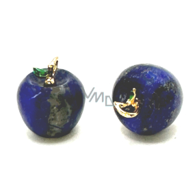 Lapis Lazuli Ametyst Jablko poznání přívěsek, přírodní kámen 2,7 x 15 mm, kámen harmonie