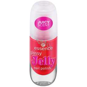 Essence Glossy Jelly lak na nehty s vůní a vysokým leskem 03 Sugar High 8 ml