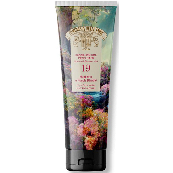Compagnia Delle Indie 19 Lily of the Valley and White Musks parfémovaný sprchový gel 250 ml