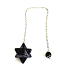 Goldstone Merkaba kyvadlo, přívěsek přírodní kámen, kámen ambicí