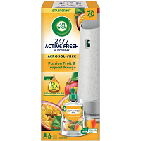 Air Wick Active Fresh elektrický difuzér Maracuja & Mango komplet, 1 + 228 ml