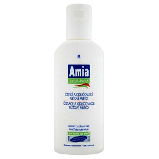 Amia Active čisticí a odličovací pleťové mléko 200 ml