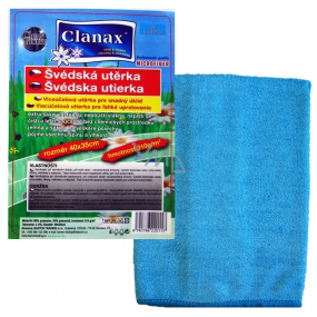 Clanax Švédská utěrka mikrovlákno 40 cm x 35 cm 310 g 1 kus