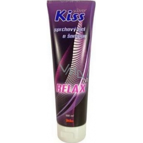 Mika Kiss Silver Relax 2v1 sprchový gel a šampon 100 ml
