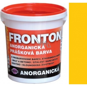 Fronton Anorganická prášková barva Žlutá pro venkovní a vnitřní použití 800 g