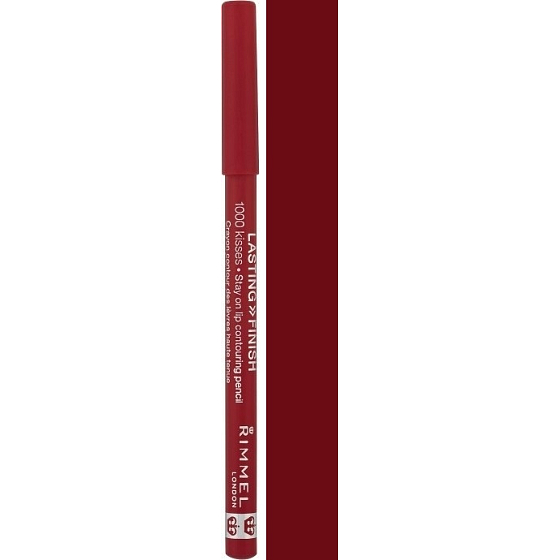 Rimmel London 1000 Kisses Stay On Lip Liner tužka na rty 063 Black Tulip 1,2 g