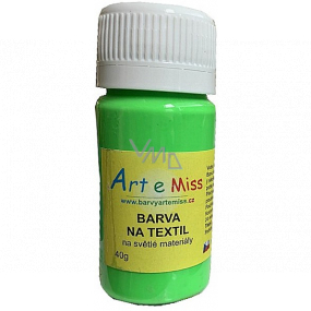 Art e Miss Barva na světlý textil 84 Neon zelená 40 g