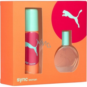 Puma Sync Woman toaletní voda 20 ml + deodorant sprej 50 ml, dárková sada