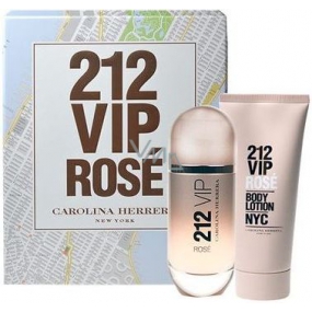 Carolina Herrera 212 VIP Rosé parfémovaná voda 50 ml + tělové mléko 100 ml, dárková sada