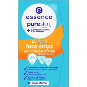 Essence Pure Skin Purifying Face Strips čisticí proužky na obličej 3 kusy