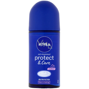 Nivea Protect & Care kuličkový antiperspirant roll-on pro ženy 50 ml