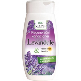 Bione Cosmetics Levandule & Panthenol regenerační kondicionér pro všechny typy vlasů 260 ml