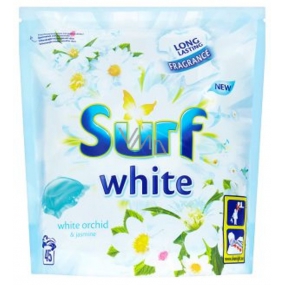 Surf White Orchid 2v1 kapsle na praní bílého prádla 45 dávek 1183 g