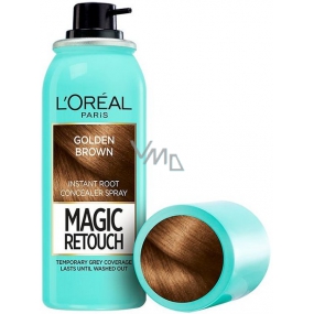 Loreal Paris Magic Retouch vlasový korektor šedin a odrostů Golden Brown 75 ml