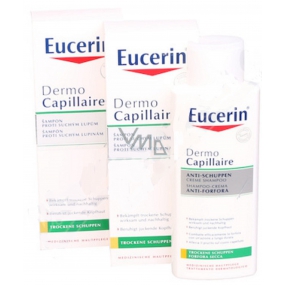 Eucerin DermoCapillaire šampon proti suchým lupům 2 x 250 ml, duopack