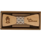 Bohemia Gifts Dřevěný motýlek Gentleman 12,5 cm