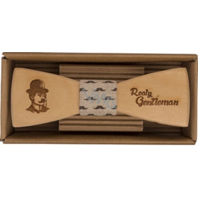 Bohemia Gifts Dřevěný motýlek Gentleman 12,5 cm