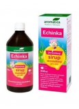 Aromatica Jitrocelový sirup Echinka pro děti posiluje horní cesty dýchací a usnadňují vykašlávání 210 ml