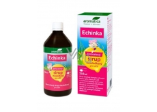 Aromatica Jitrocelový sirup Echinka pro děti posiluje horní cesty dýchací a usnadňují vykašlávání 210 ml