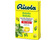 Ricola Zitronenmelisse - Meduňka švýcarské bylinné bonbóny bez cukru s vitamínem C z 13 bylin 40 g