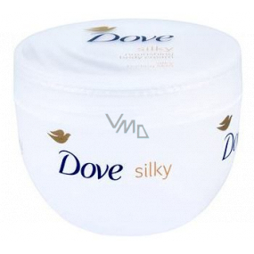 Dove Silky vyživující tělový krém na celé tělo s čistým hedvábím 300 ml