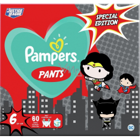 Pampers Pants Special Edition velikost 6, 15+ kg plenkové kalhotky 60 kusů krabice