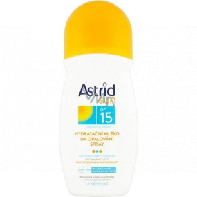 Astrid Sun OF15 hydratační mléko na opalování spray 200 ml