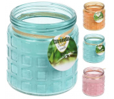 Emocio Citronella svíčka ve skle 115 x 120 mm 1 kus mix barev