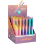 Colorino Gumovatelné pero Pastel žlutorůžové, modrá náplň 0,5 mm