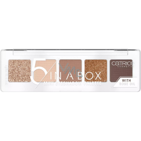 Catrice 5 In A Box Mini Eyeshadow Palette paleta očních stínů 010 Golden Nude Look 4 g