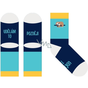 Albi Barevné ponožky univerzální velikost Udělám to později 1 pár