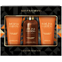 Baylis & Harding Men Černý pepř a Ženšen sprchový gel 200 ml + balzám po holení 200 ml + mycí gel na tělo a vlasy 300 ml, kosmetická sada pro muže