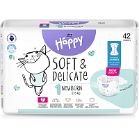 Bella Happy New Born 1 dětské pleny jednorázové 2-5 kg 42 ks