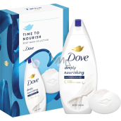 Dove Original Care Deeply Nourishing krémový sprchový gel 250 ml + Beauty Cream Bar krémové toaletní mýdlo 90 g, kosmetická sada