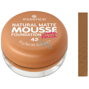 Essence Natural Matte Mousse Foundation pěnový make-up 43 16 g