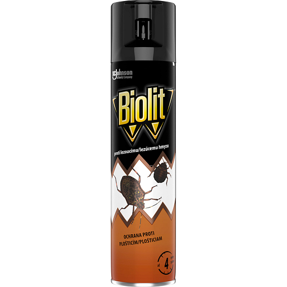 Biolit sprej proti plošticím a lezoucímu hmyzu, 400 ml