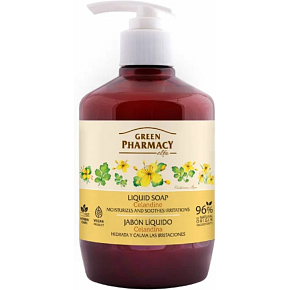 Green Pharmacy Laštovičník a lipový květ tekuté mýdlo s dávkovačem 460 ml Green Pharmacy Laštovičník a lipový květ tekuté mýdlo s dávkovačem 460 ml