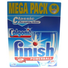 Calgonit finish Classic Pre-soaking Action tablety do myčky 90 kusů