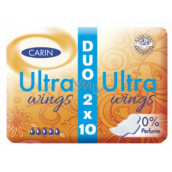 Carine Ultra Wings intimní vložky Duo 2 x 10 kusů