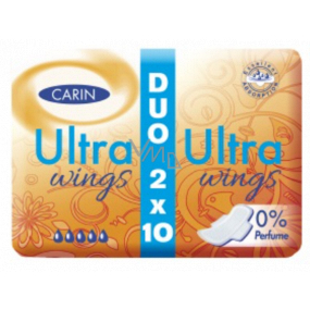 Carine Ultra Wings intimní vložky Duo 2 x 10 kusů